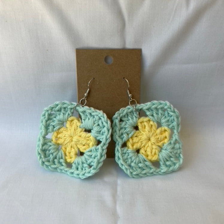 Granny Square Earrings